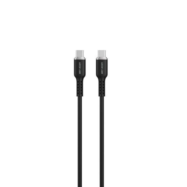 G/L USB C TO USB C SILICONE CABLE BLACK