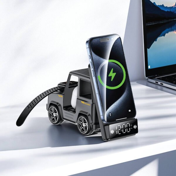 GREEN LION G-WAG 6 IN 1 WIRELESS CHARGER – GREY