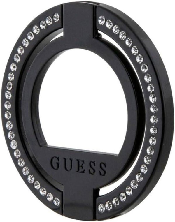 GUESS MAGSAFE RINGSTAND WITH RHINESTONES  BLACK