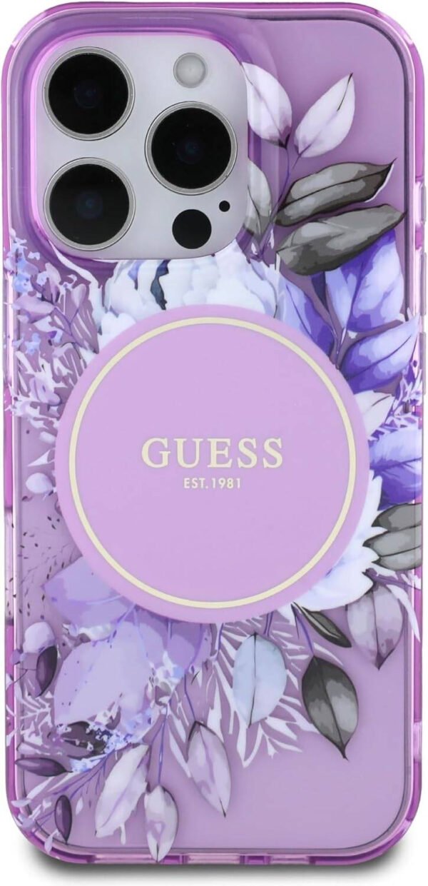 MAGSAFE PURPLE FLOWER DESIGN
