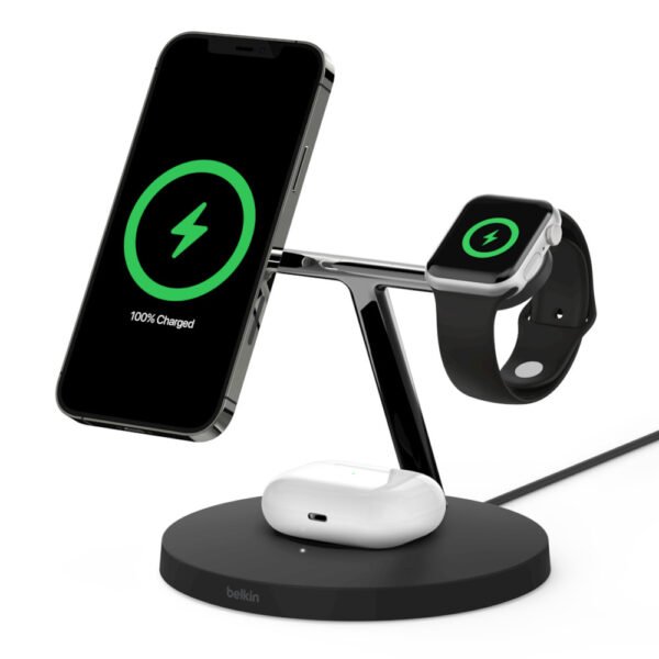 BELKIN 3IN1 WIRELESS WITH MAGSAFE (BLACK)